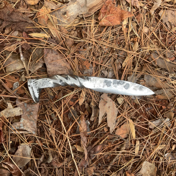 Reverse Blade, Angled Handle